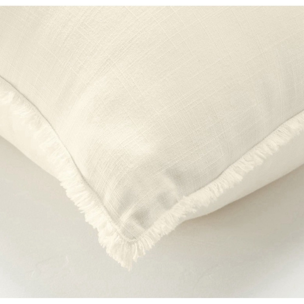 2 King Euro Heavyweight Linen Blend Throw Pillows  Natural Tan - Casaluna™ - Picture 2 of 3